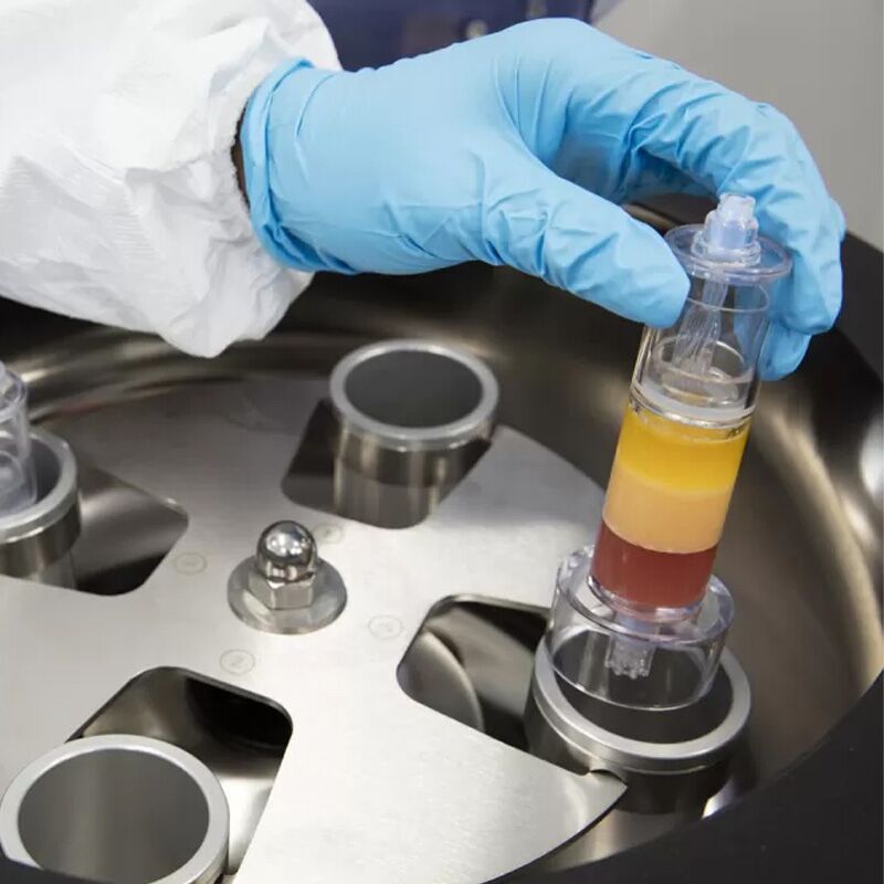 Adipose stem cells on centrifuge