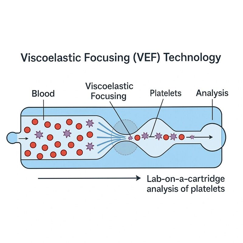 Viscoelastic Focusing VEF